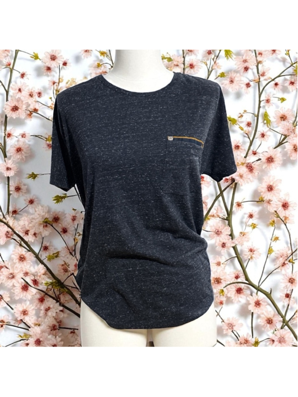 Diesel Black Short Sleeve Tee Women's Large